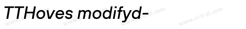 TTHoves modifyd字体转换